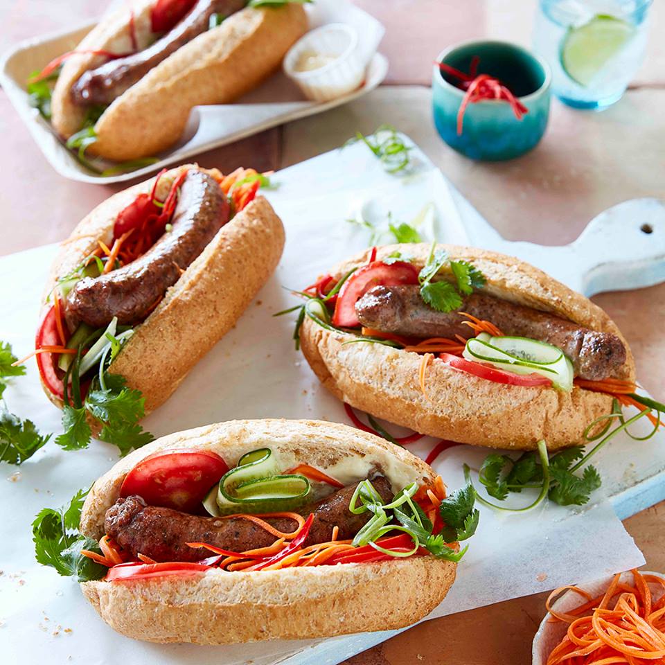 LAMB SAUSAGE BANH MI